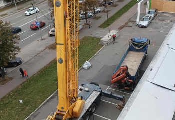 Заміна плит перекриття після удару БПЛА