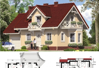 Будинок 103м2 + гараж: 4 кімнати, кухня, 2 ванні, котельня, гараж